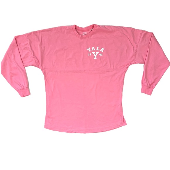 Spirit Wear YALE University League Collegiate Outfitters Pink Long Sleeve SM - Picture 2 of 12